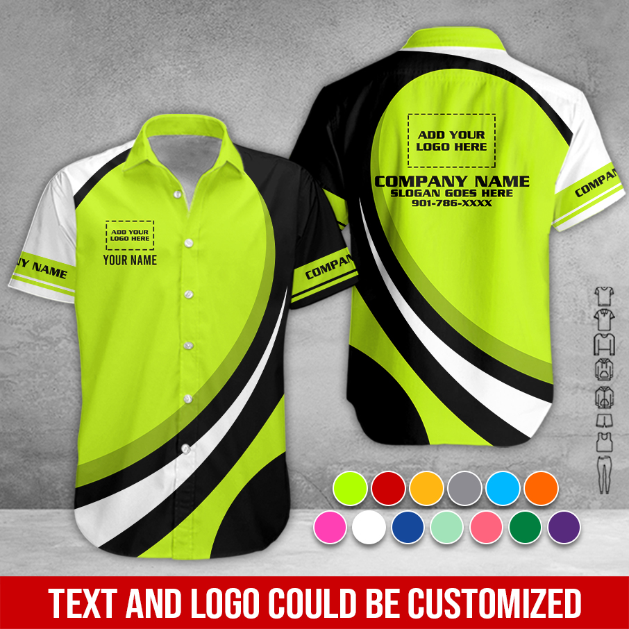 Custom Company Brand Uniform Shirt – Personalized Name, Logo & Colors ZM798