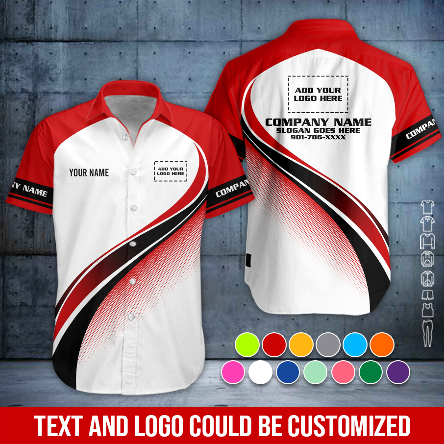 Custom Company Brand Uniform Shirt – Personalized Name, Logo & Colors ZM797