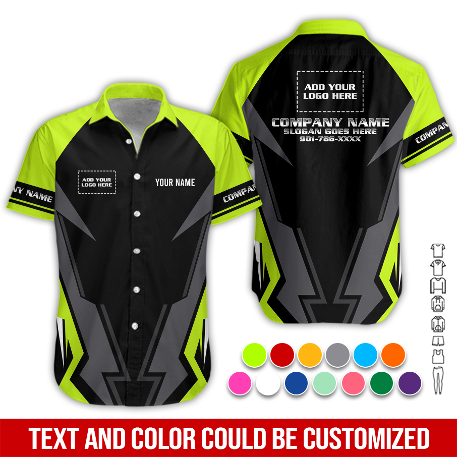 Custom Company Brand Uniform Shirt – Personalized Name, Logo & Colors PC788