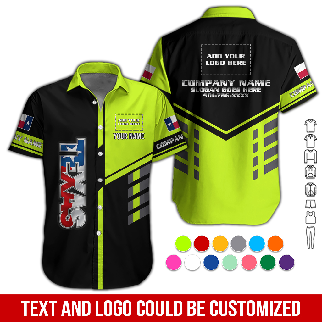 Persionalized Name Love Texas 3D All Over Printed Clothes DA357