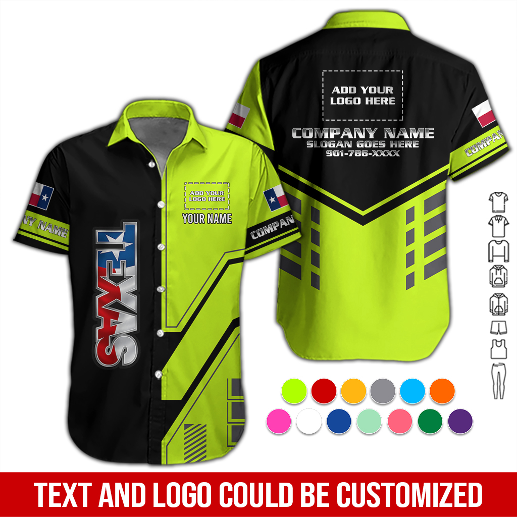 Persionalized Name Love Texas 3D All Over Printed Clothes DA358