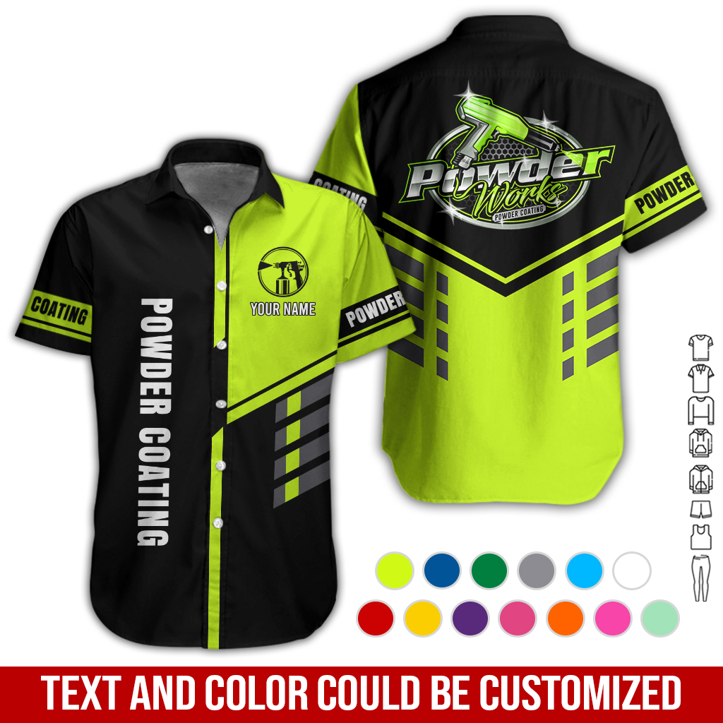 Personalized Name Powder Coating 3D All Over Printed Clothes GL505