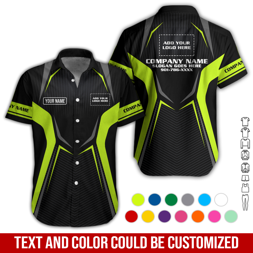 Personalized Name Workwear Style All Over Printed Clothes GL506