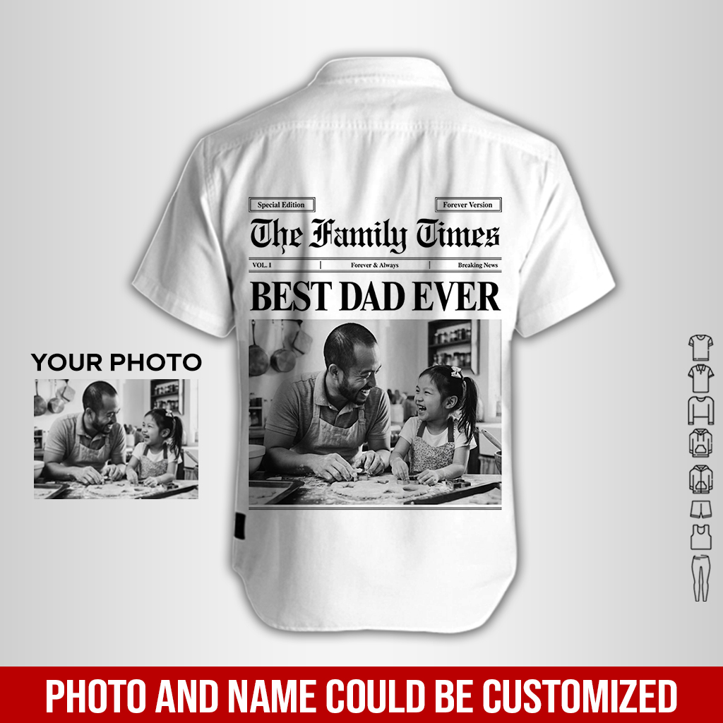 Custom Photo Father’s Day Shirt GL511