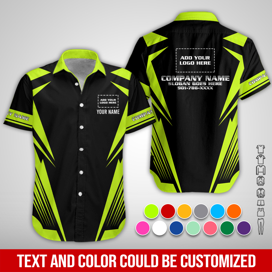 Personalized Name Workwear Style All Over Printed Clothes ZM811