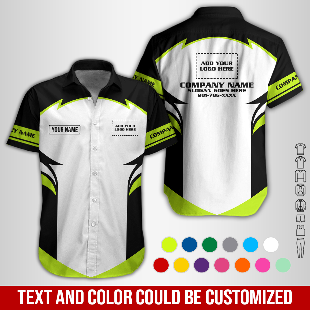 Personalized Name Workwear Style All Over Printed Clothes GL515