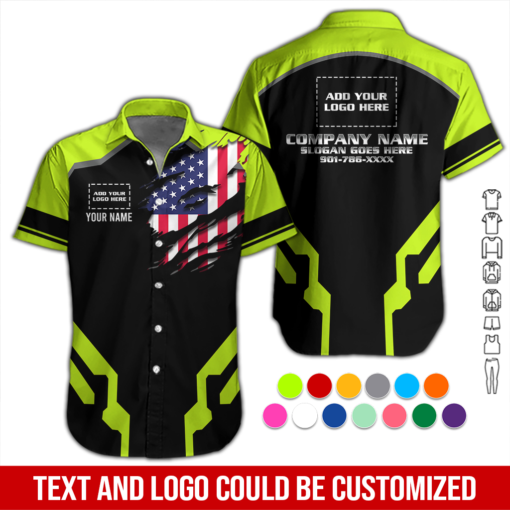 Custom Electric Company All Over Printed Clothes DA369