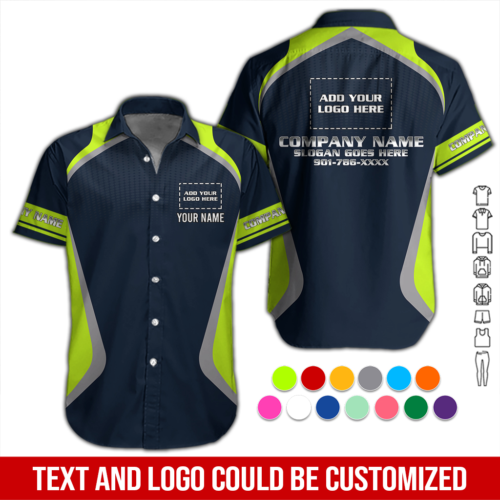 Personalized Work Shirt for Mechanics, Electricians & HVAC DA376