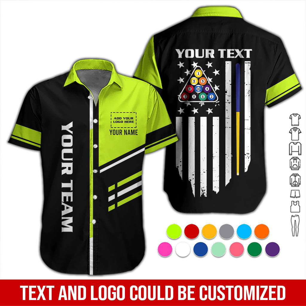 Custom Billiard Team All Over Printed Clothes DA384