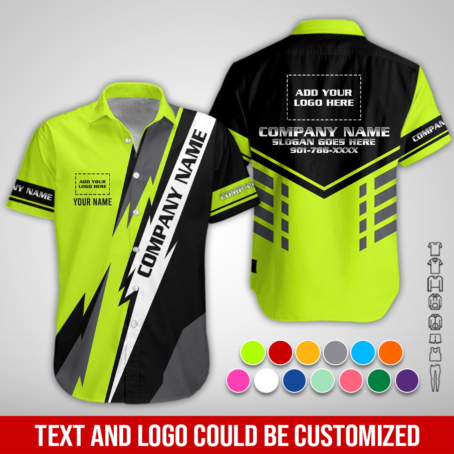 Custom Company Brand Uniform Shirt – Personalized Name, Logo & Colors PC823