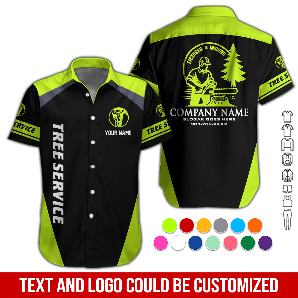 Personalized Name Arborist Tree Services 3D All Over Printed Clothes DA387