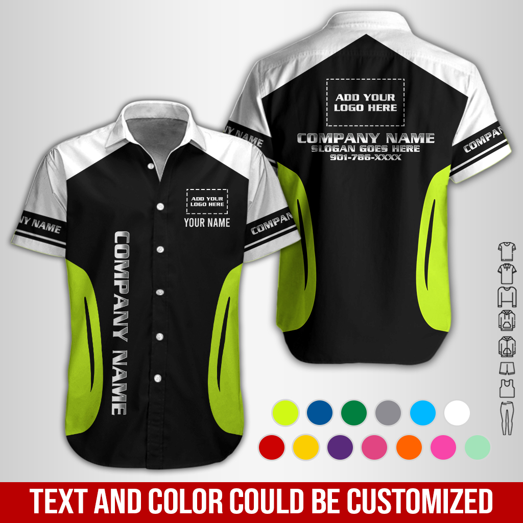 Custom Company Brand Uniform Shirt – Personalized Name, Logo & Colors GL540