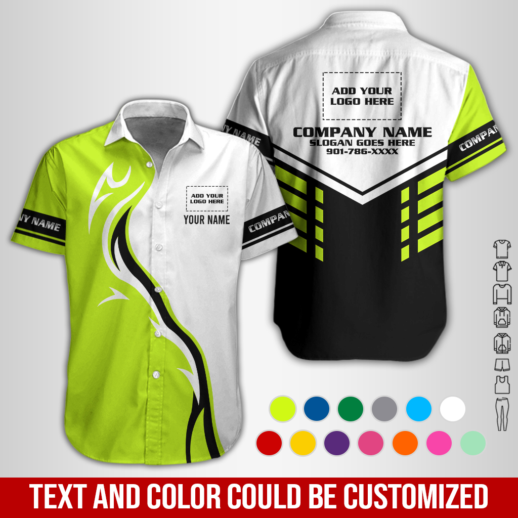 Personalized Name Workwear Style All Over Printed Clothes GL545