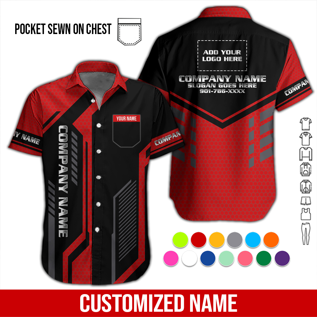 Personalized Work Shirt for Mechanics, Electricians & HVAC DA399