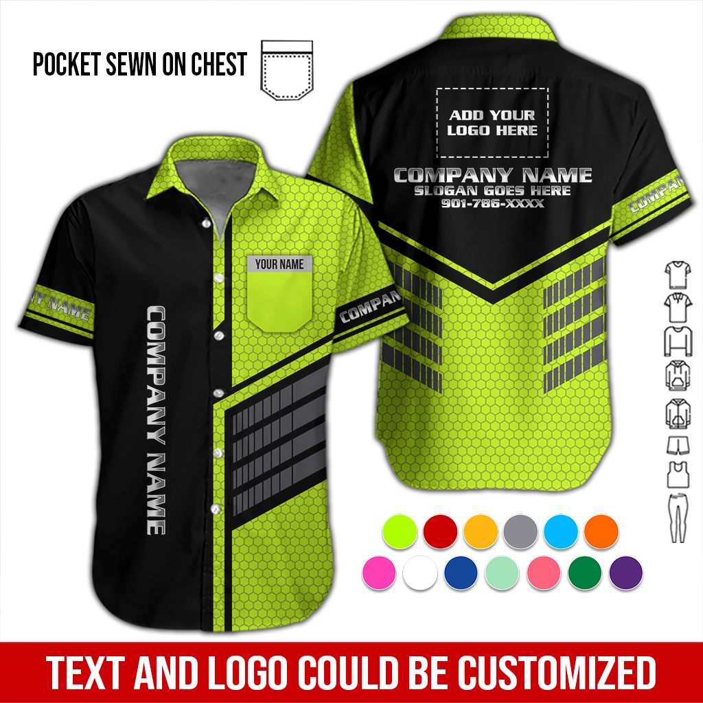 Personalized Work Shirt for Mechanics, Electricians & HVAC DA400