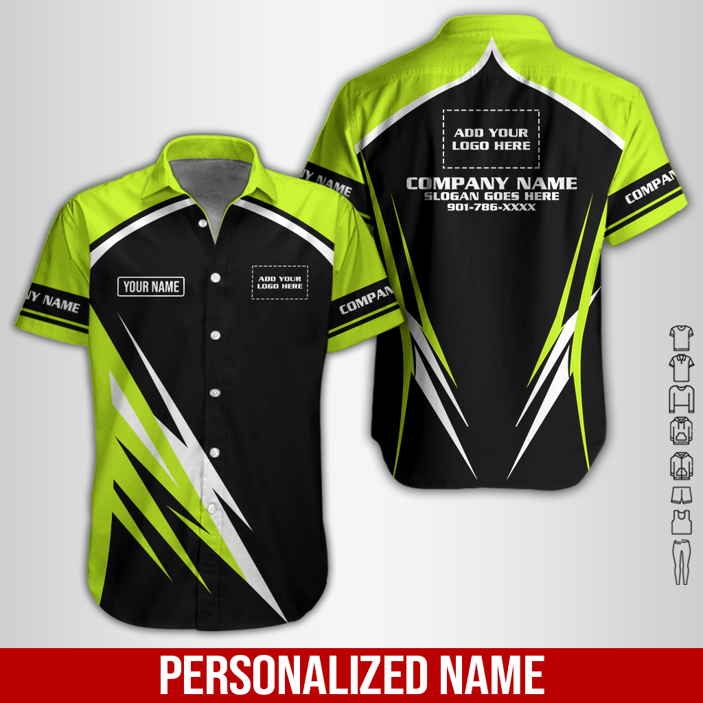 Personalized Name Workwear Style All Over Printed Clothes GL563