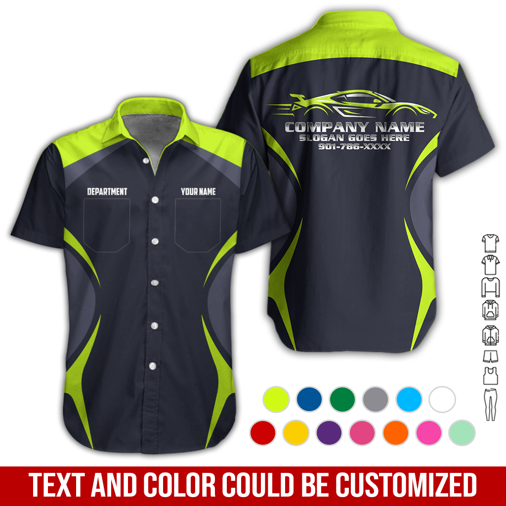 Custom Sports Car Garage Shirt GL565