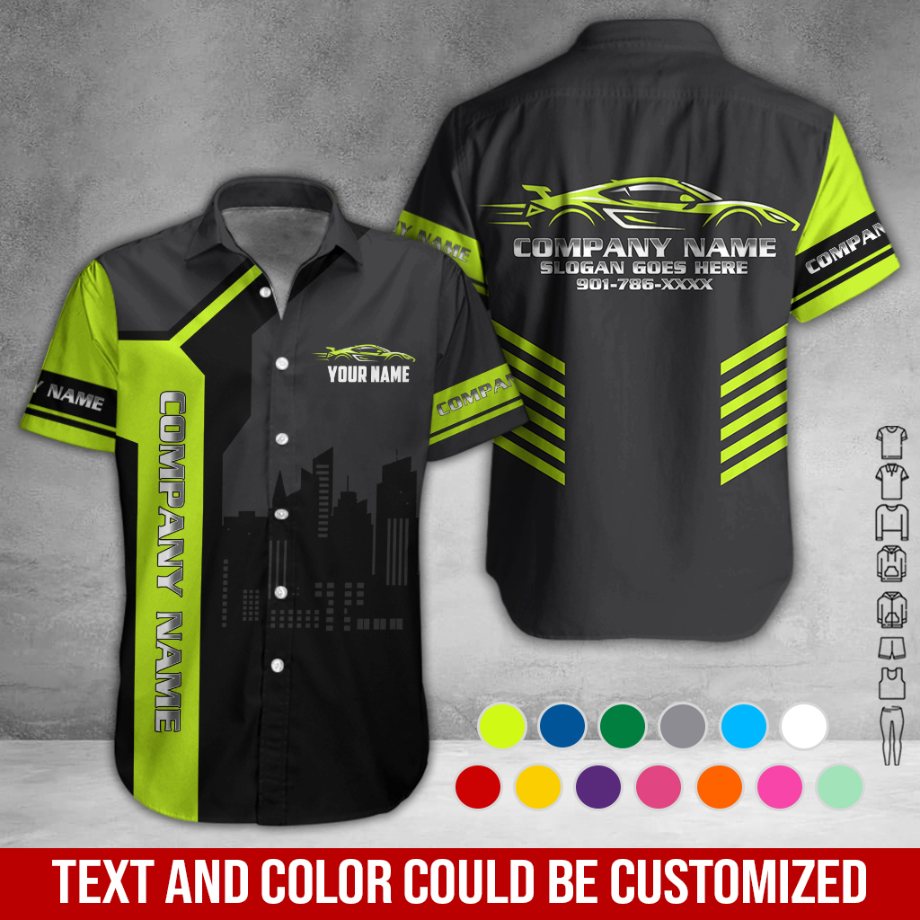 Custom Sports Car Garage Shirt GL567
