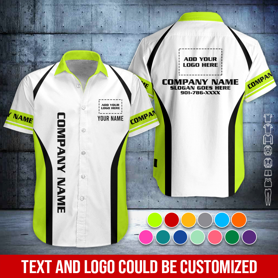 Custom Company Brand Uniform Shirt – Personalized Name, Logo & Colors PC861