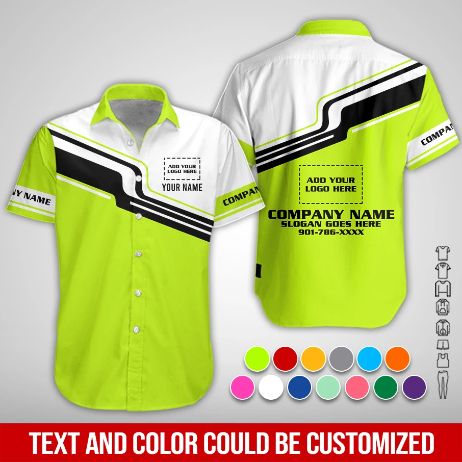 Personalized Name And Color Electrical Uniform All Over Printed Clothes ZM919