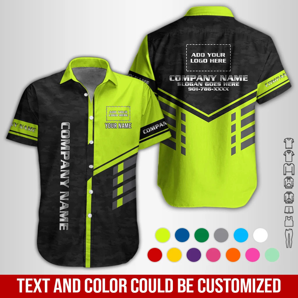 Personalized Name And Color Electrical Uniform All Over Printed Clothes GL652
