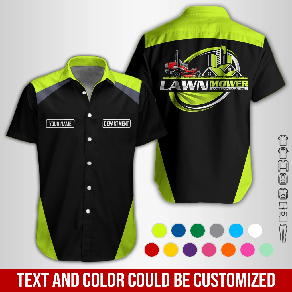 Personalized Name Lawn Mower All Over Printed Clothes GL655