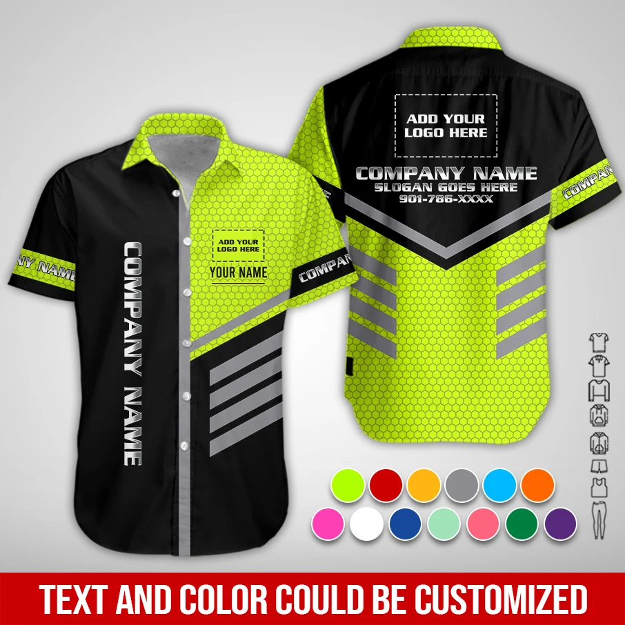 Custom Company Brand Uniform Shirt – Personalized Name, Logo & Colors PC960