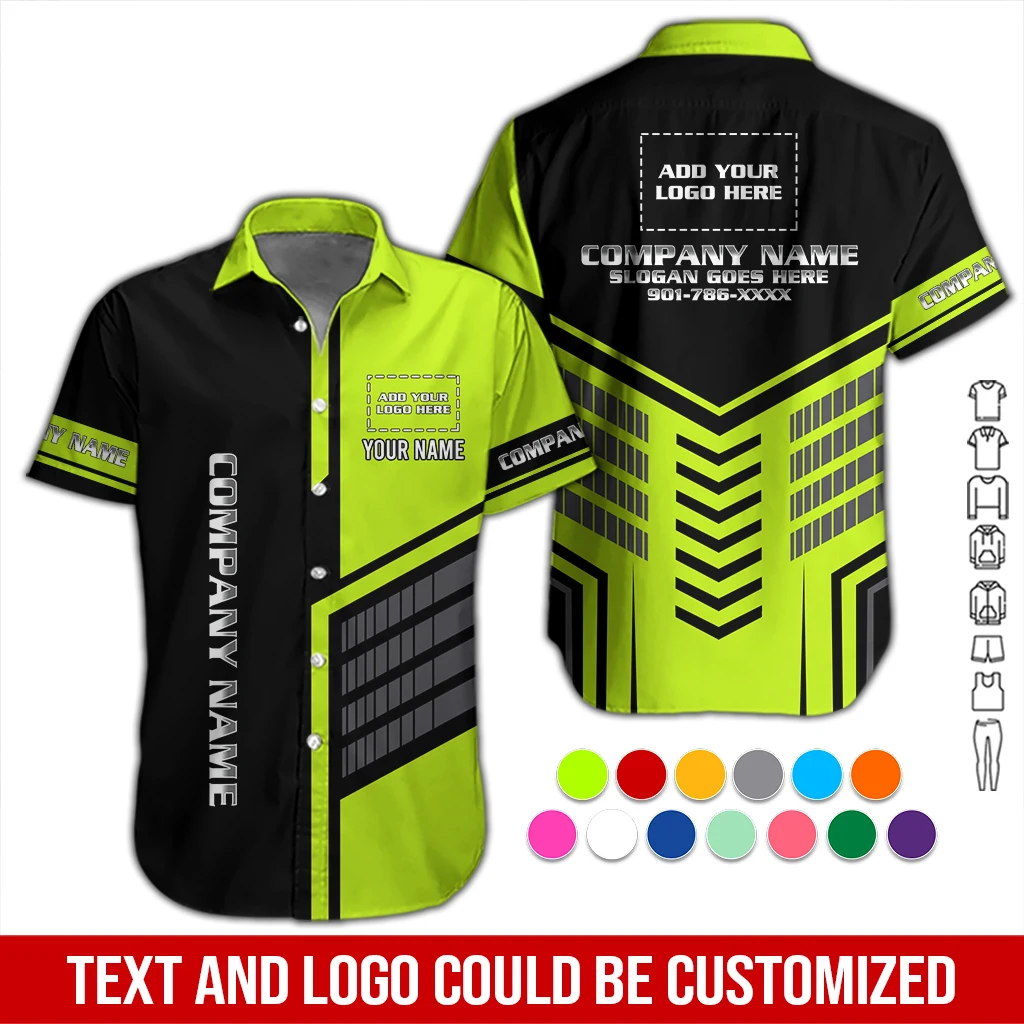 Personalized Work Shirt for Mechanics, Electricians & HVAC DA500