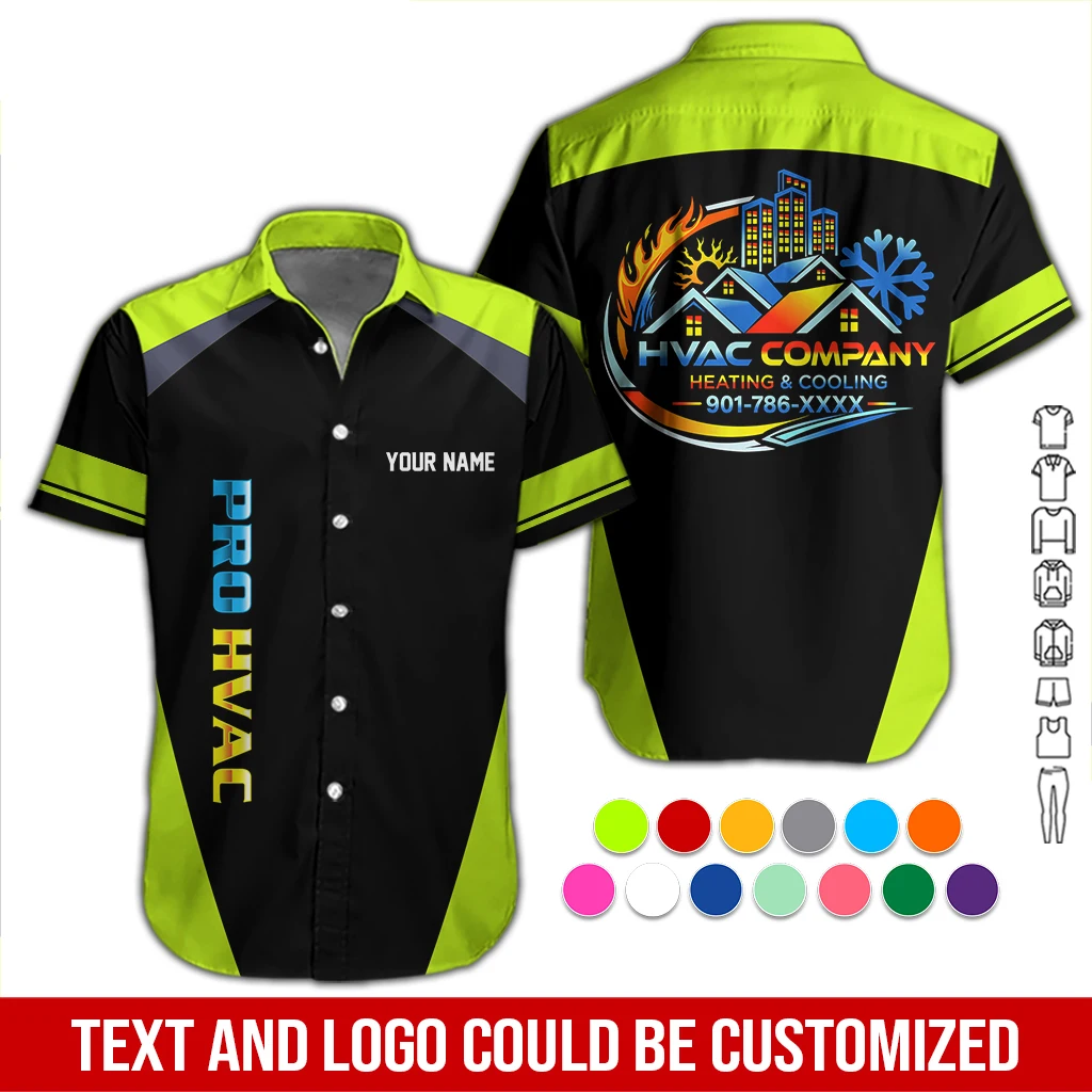 Personalized Name Pro HVAC All Over Printed Clothes DA450