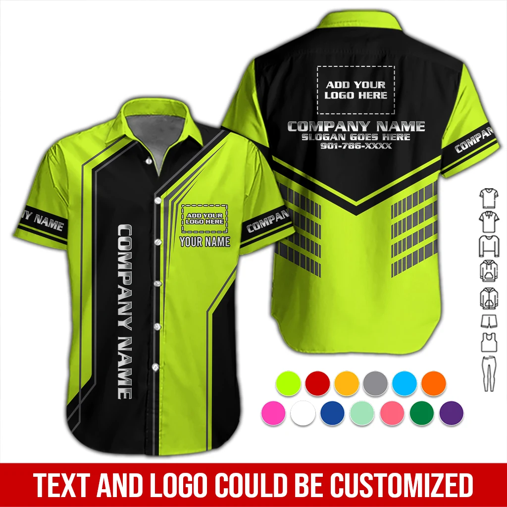 Personalized Work Shirt for Mechanics, Electricians & HVAC DA510