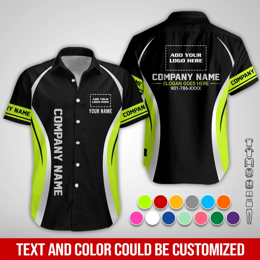 Personalized Name And Color Electrical Uniform All Over Printed Clothes PC975