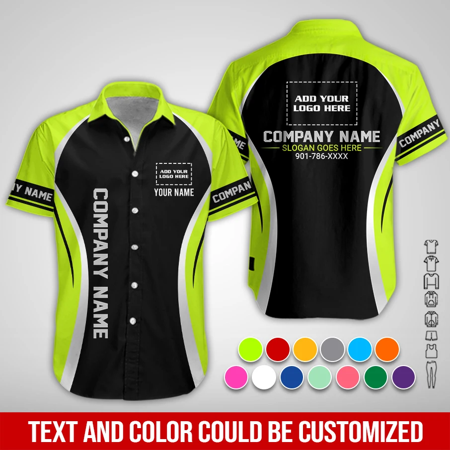 Personalized Name And Color Electrical Uniform All Over Printed Clothes PC977