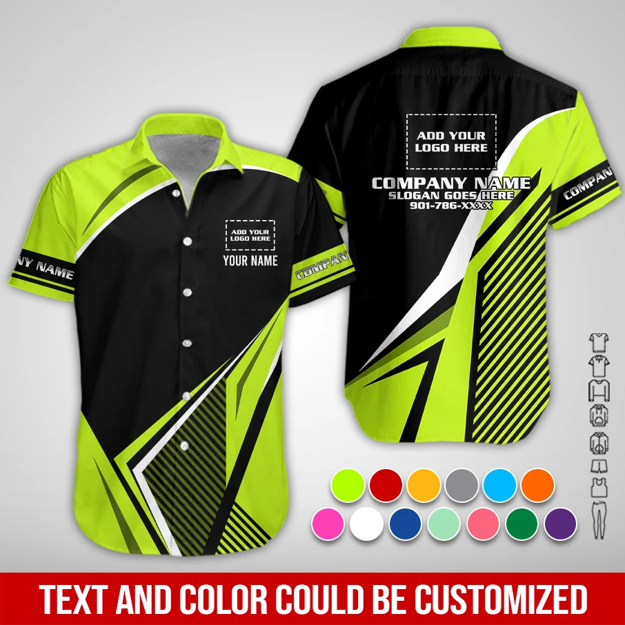 Personalized Name And Color Electrical Uniform All Over Printed Clothes PC982