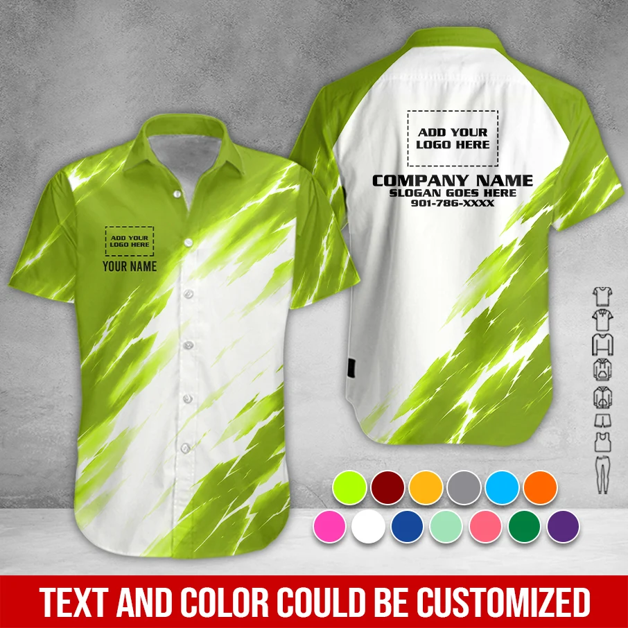Personalized Name And Color Electrical Uniform All Over Printed Clothes PC998