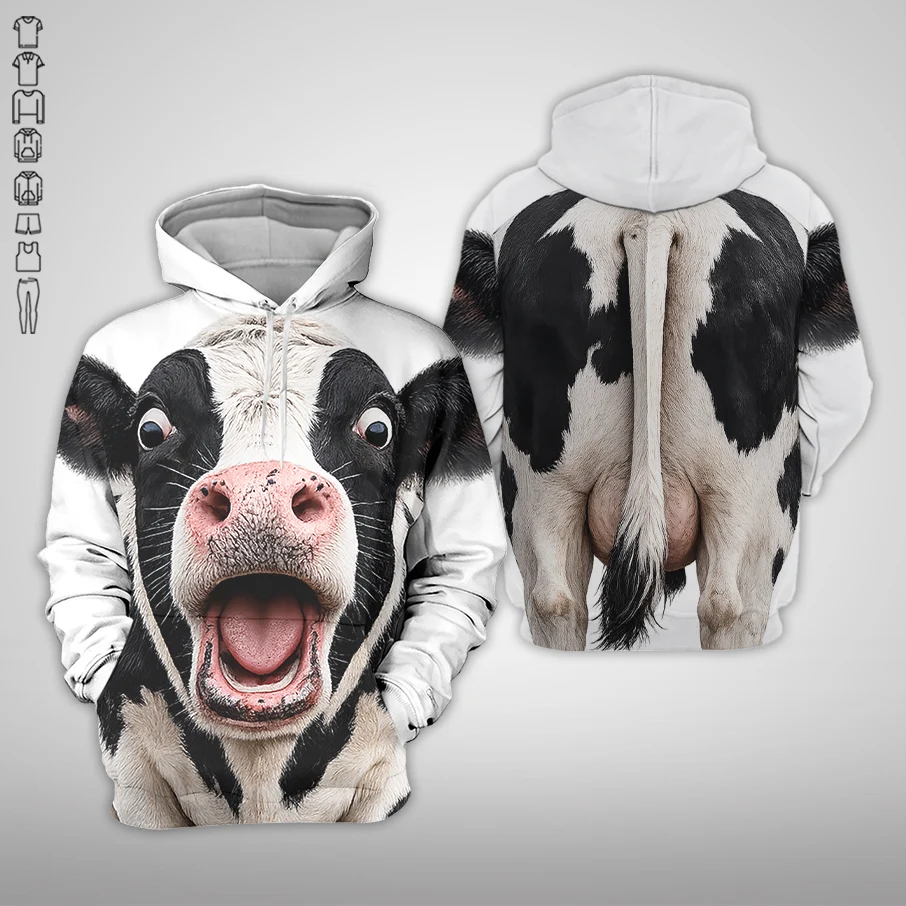 Cow 3D All Over Printed Clothes ZM994