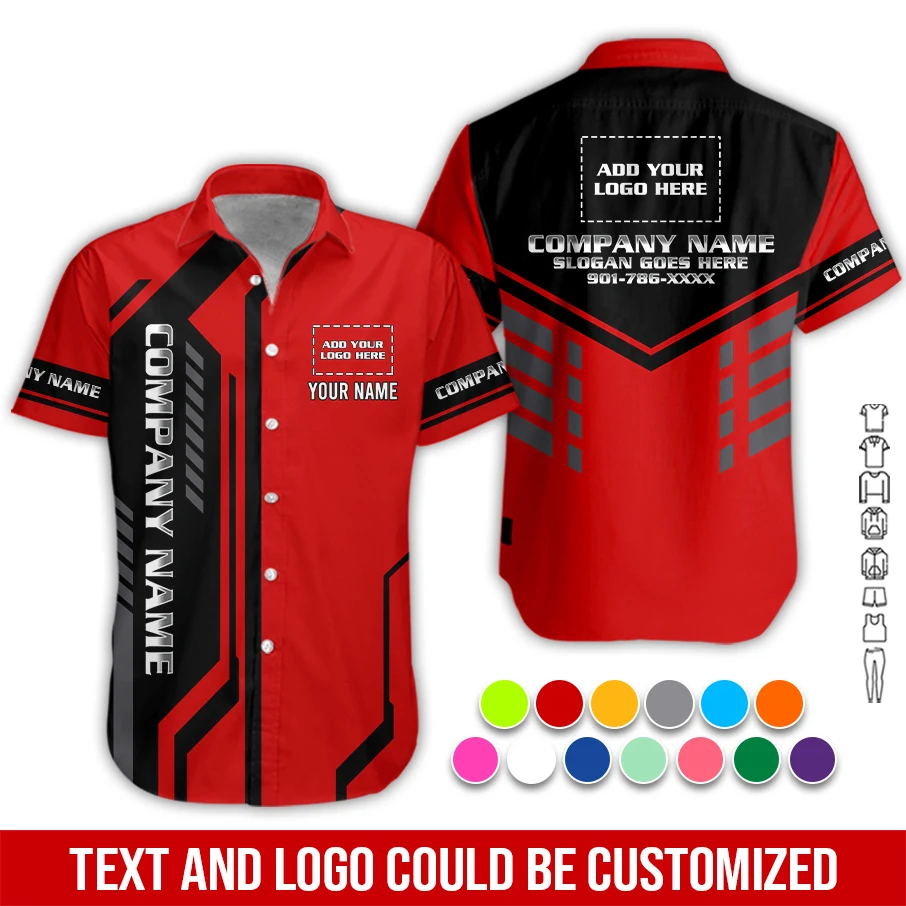 Personalized Work Shirt for Mechanics, Electricians & HVAC ZM990