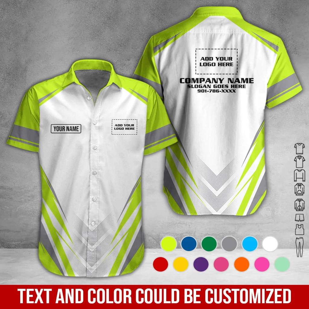 Personalized Work Shirt for Mechanics, Electricians & HVAC GL701