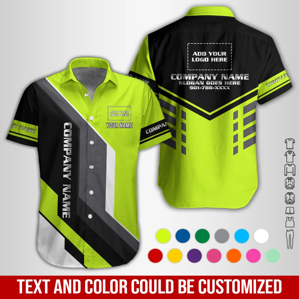 Personalized Work Shirt for Mechanics, Electricians & HVAC GL706