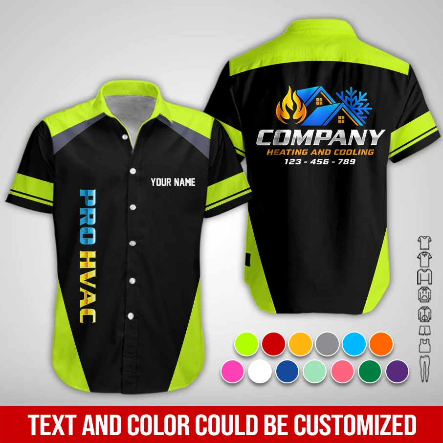 Personalized Name Pro HVAC All Over Printed Clothes PM24