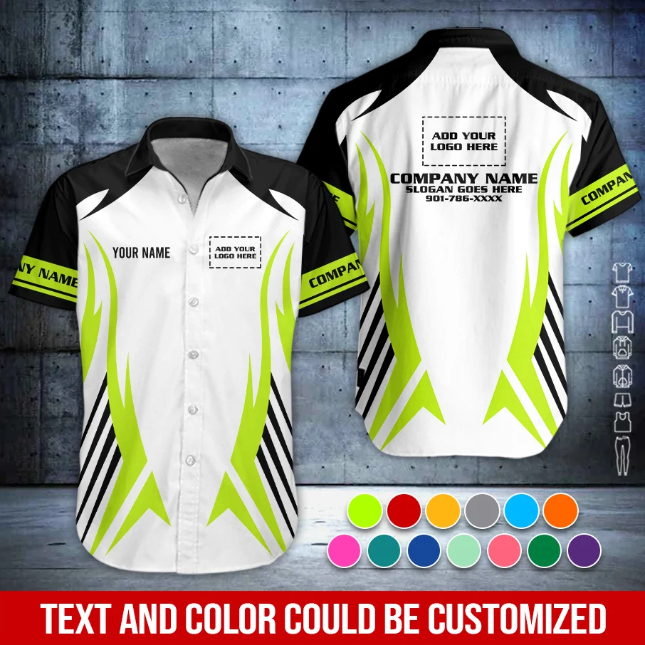 Personalized Name And Color Electrical Uniform All Over Printed Clothes PM27