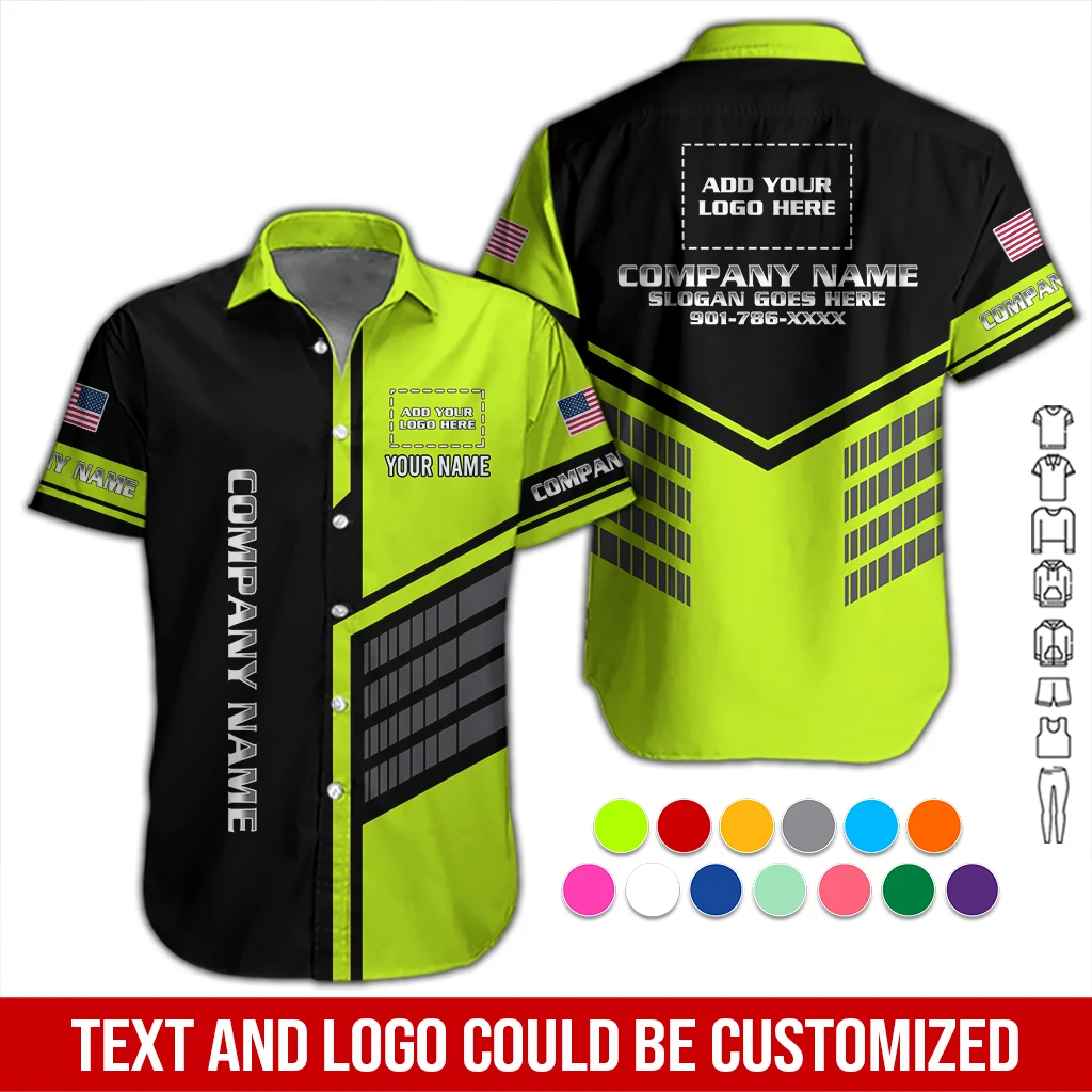 Personalized Work Shirt for Mechanics, Electricians & HVAC  DA563