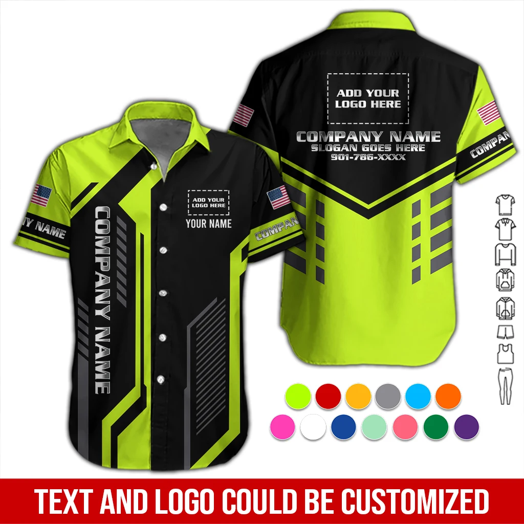 Personalized Work Shirt for Mechanics, Electricians & HVAC   DA562