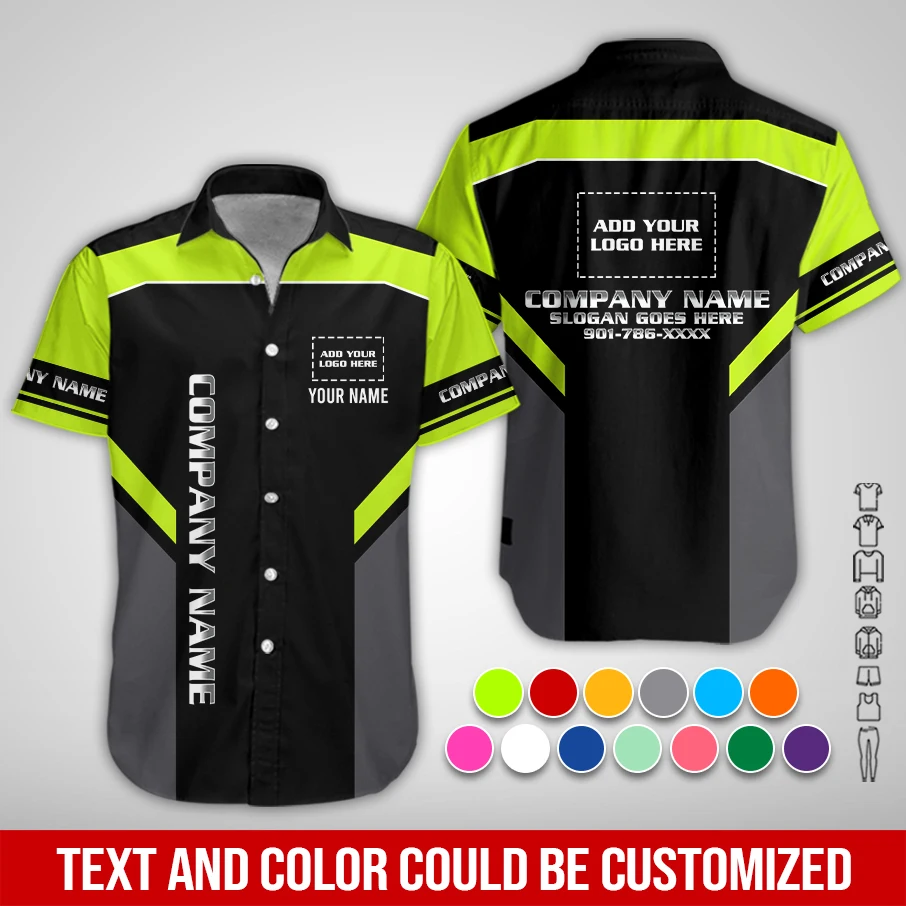Personalized Name And Color Electrical Uniform All Over Printed Clothes PM53