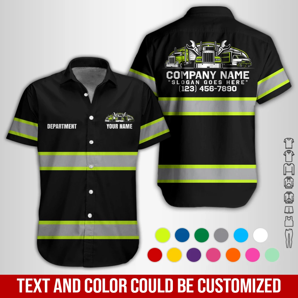 Personalized Name Truck Driver 3D All Over Printed Clothes GL741