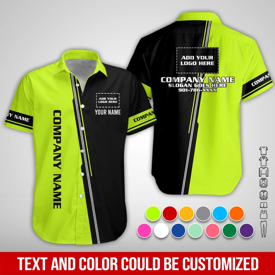Personalized Name And Color Electrical Uniform All Over Printed Clothes PL60