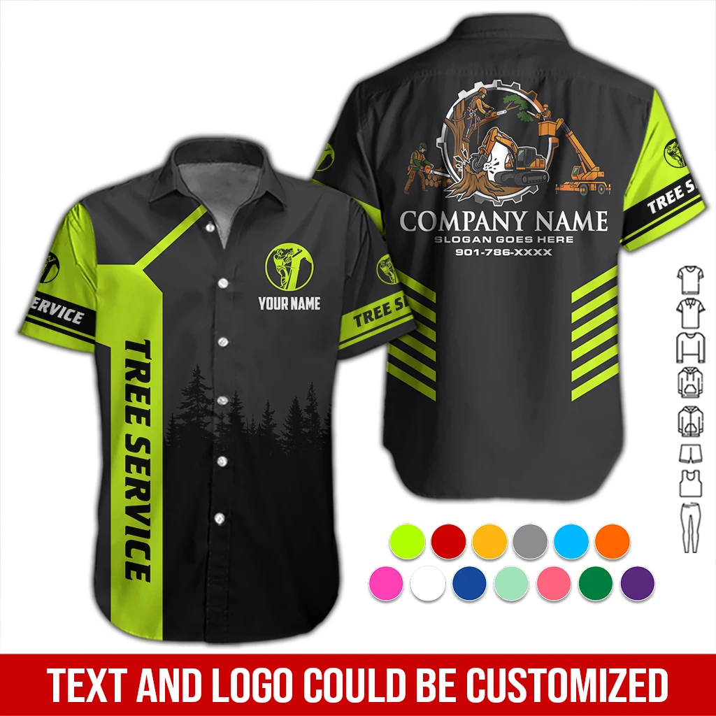 Personalized Name Arborist Tree Services 3D All Over Printed Clothes  DA593