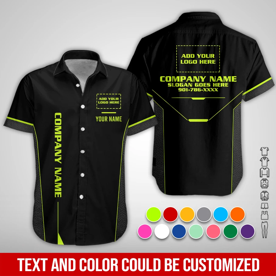 Personalized Name And Color Electrical Uniform All Over Printed Clothes PL64