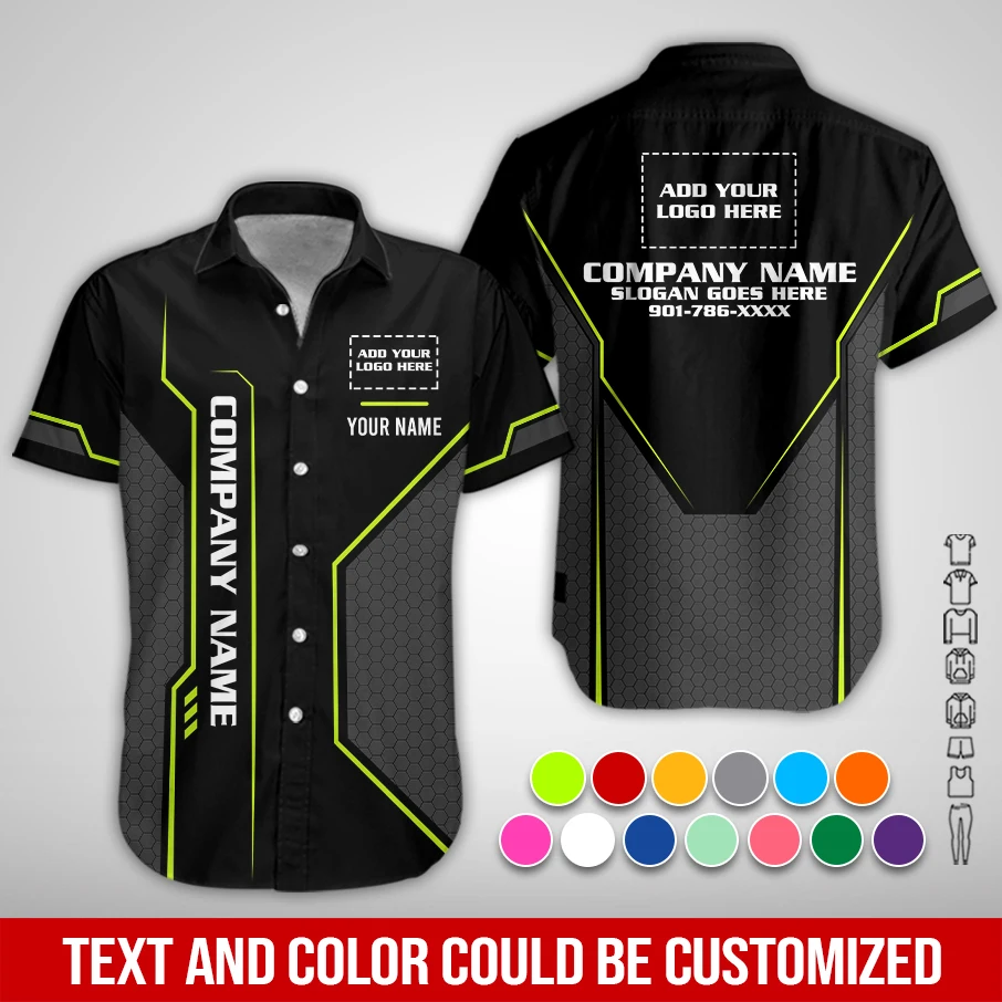 Personalized Name And Color Electrical Uniform All Over Printed Clothes PL65