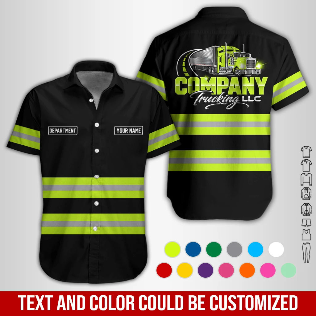 Personalized Name Custom Trucking LLC All Over Printed Clothes GL749