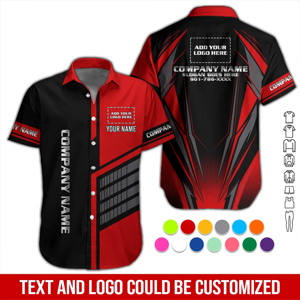 Personalized Name And Color Electrical Uniform All Over Printed Clothes DA609